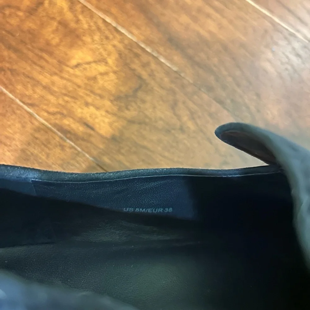VINCE Zeta Platform Loafer Navy Blue Women's Slip on Suede sz.8M